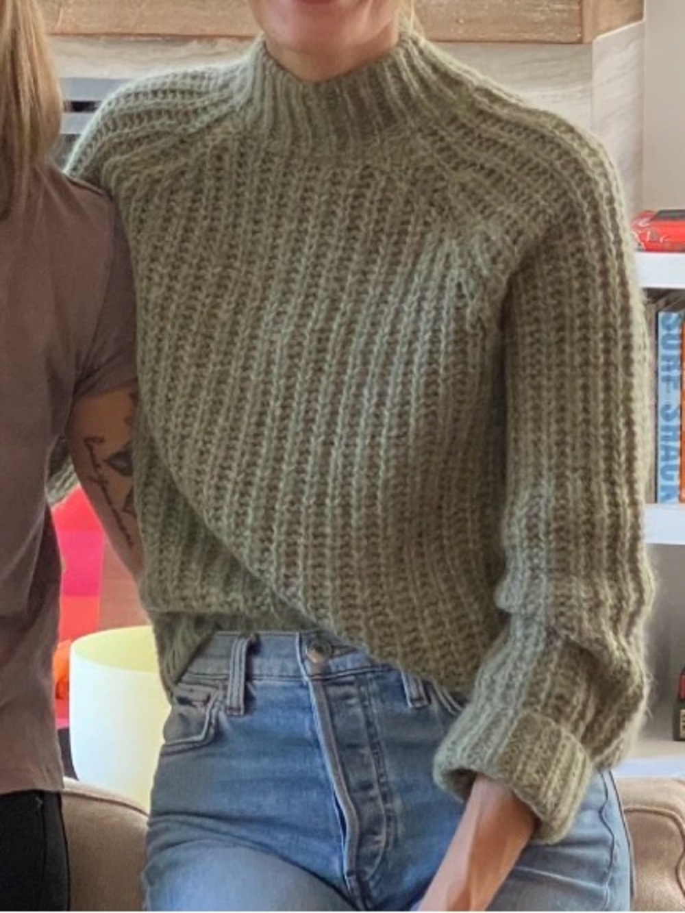 Vince Mock-Neck Sweater